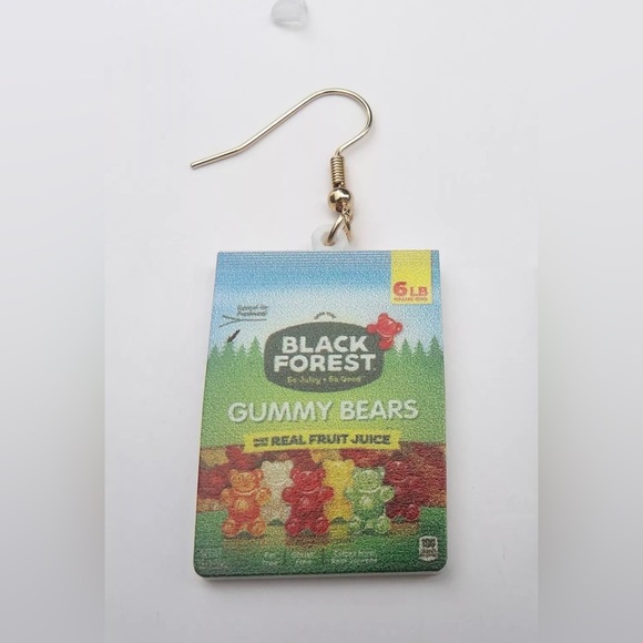 Gummy Bear Themed Earrings - Picture 3 of 4